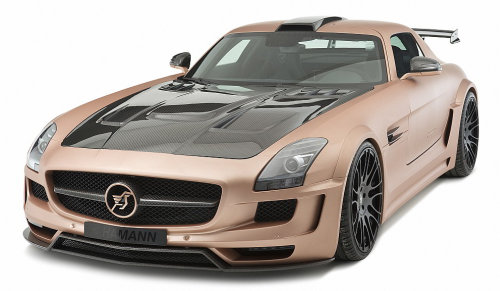 Foto - Frontansicht des neuen Hamann Hawk - Mercedes SLS AMG Tuning