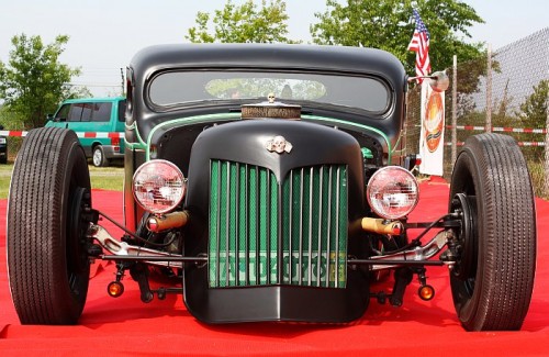 Dieser besondere Hot Rod begegnete uns auf der US Car Show in Karlsruhe 2009